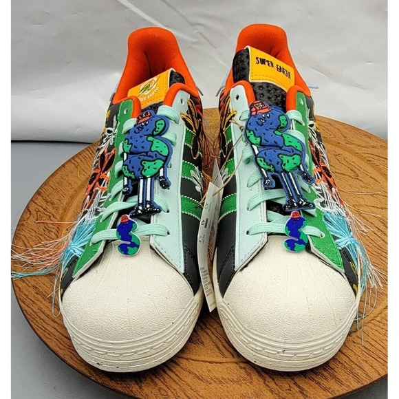 Adidas Sean Wotherspoon x Superstar \'Super Earth - Black Men\'s Sz 11 NEW #GX3823 main image 12